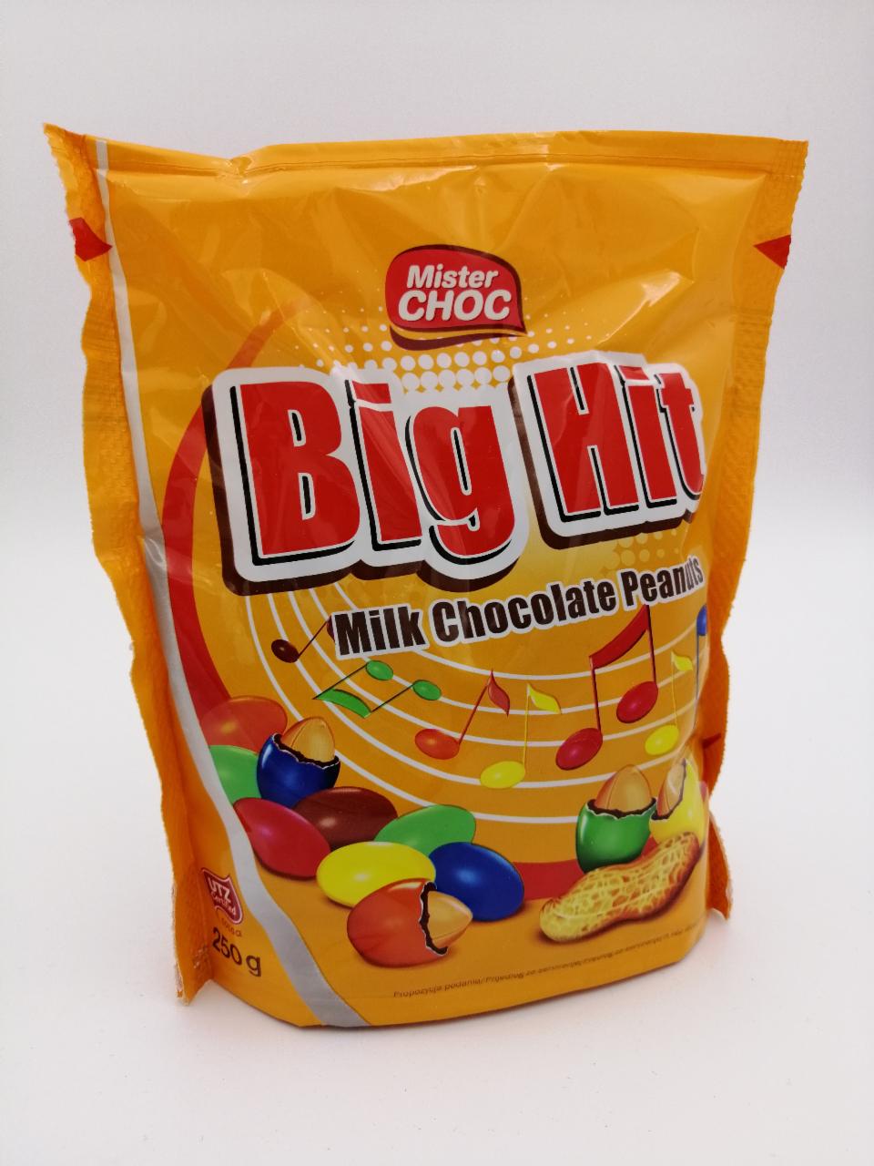 Képek - Mister choc big hit milk chocolate peanuts 