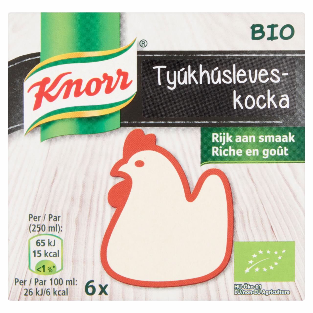 Képek - Knorr BIO tyúkhúsleveskocka 60 g