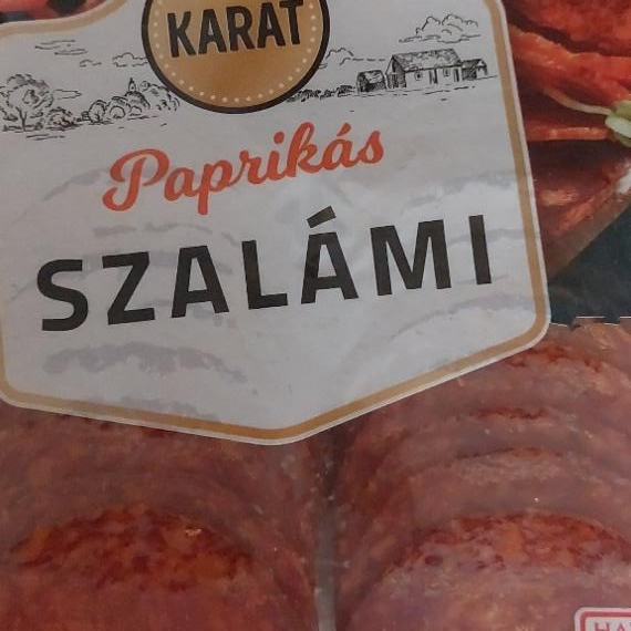 Képek - Paprikás szalámi Karát