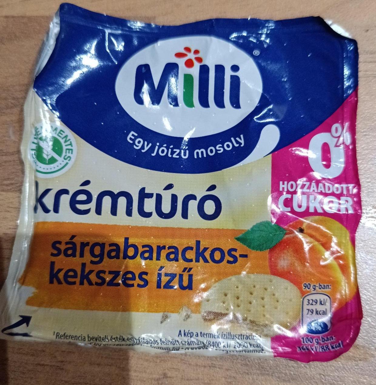 Képek - Sárgabarackos-kekszes ízű 0% Milli