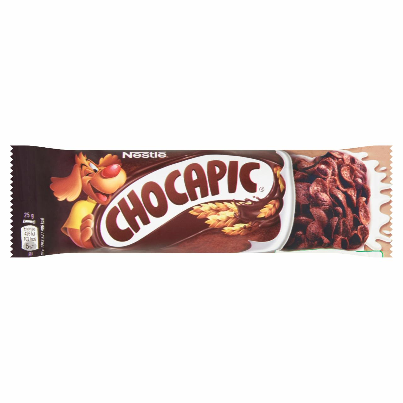 Képek - Nestlé Chocapic csokiízű gabonapehely-szelet tejbevonó talppal vitaminokkal 25 g