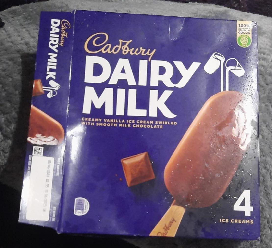 Képek - Dairy milk ice cream Cadbury
