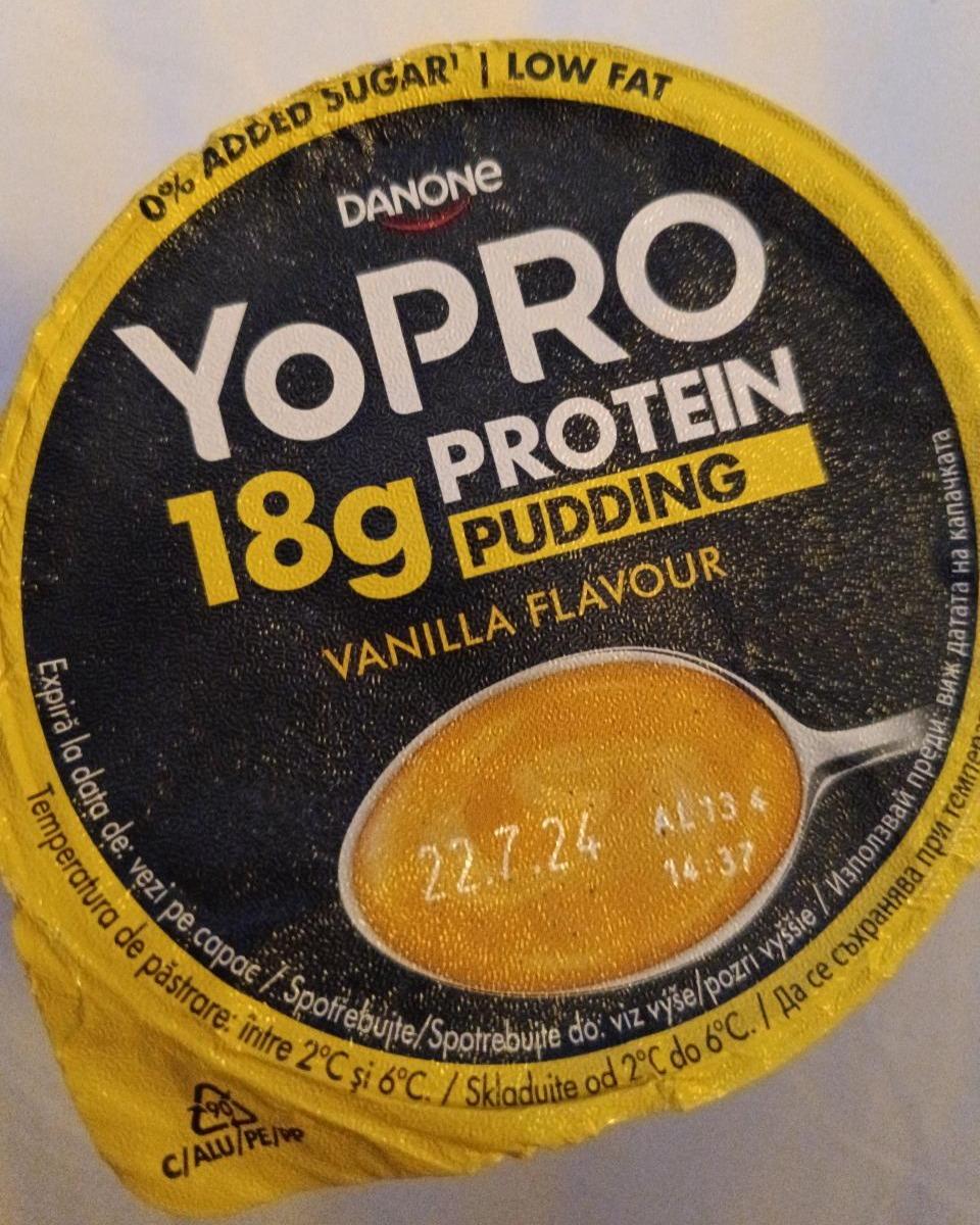 Képek - Yopro protein pudding vanilla flavour Danone