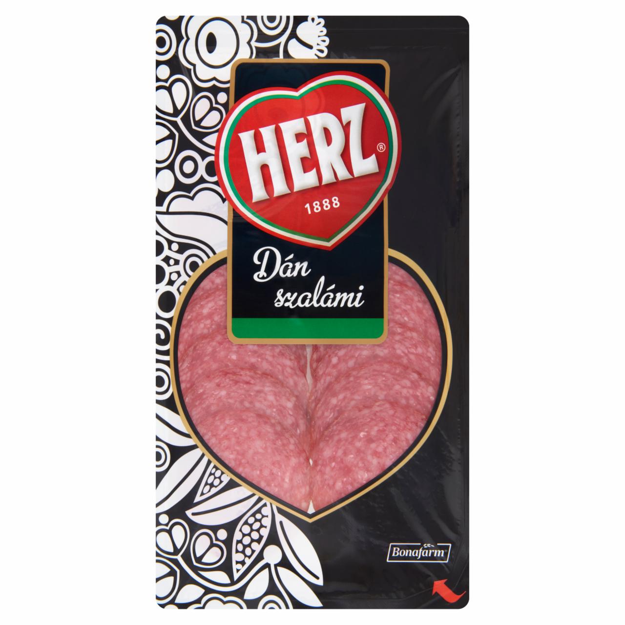 Képek - HERZ Szeletelt dán szalámi 70 g