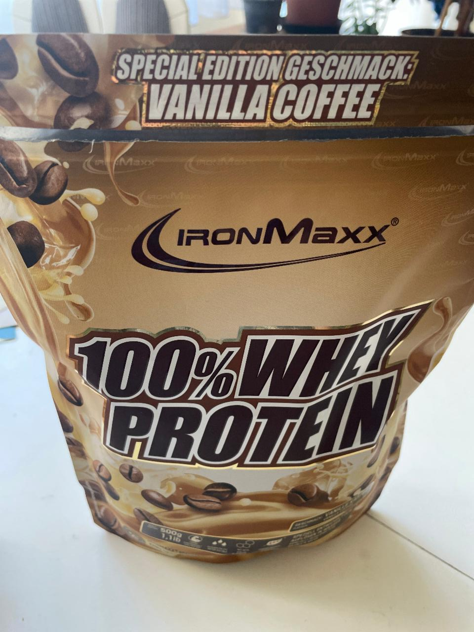 Képek - 100% whey protein kaffee IronMaxx