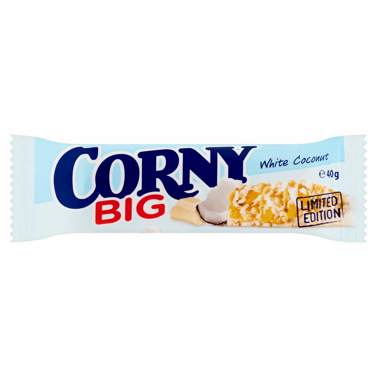 Képek - Corny Big cereáliaszelet fehércsokoládéval és kókuszpelyhekkel 40 g