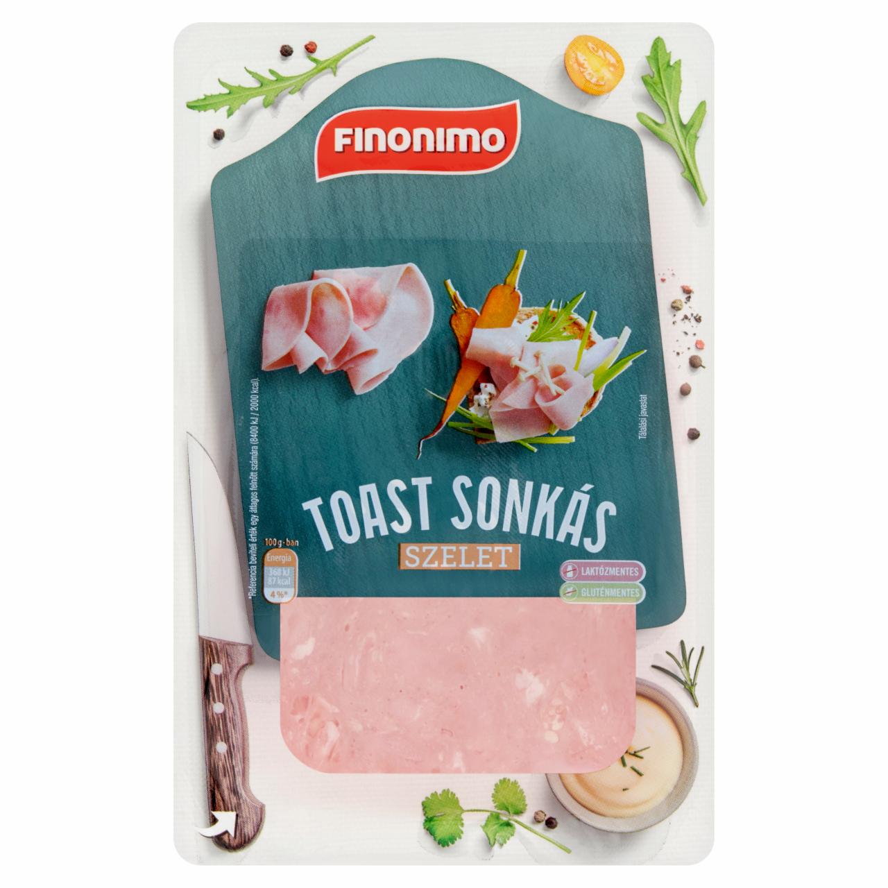 Képek - Finonimo Toast szeletelt sonkás szelet 100 g