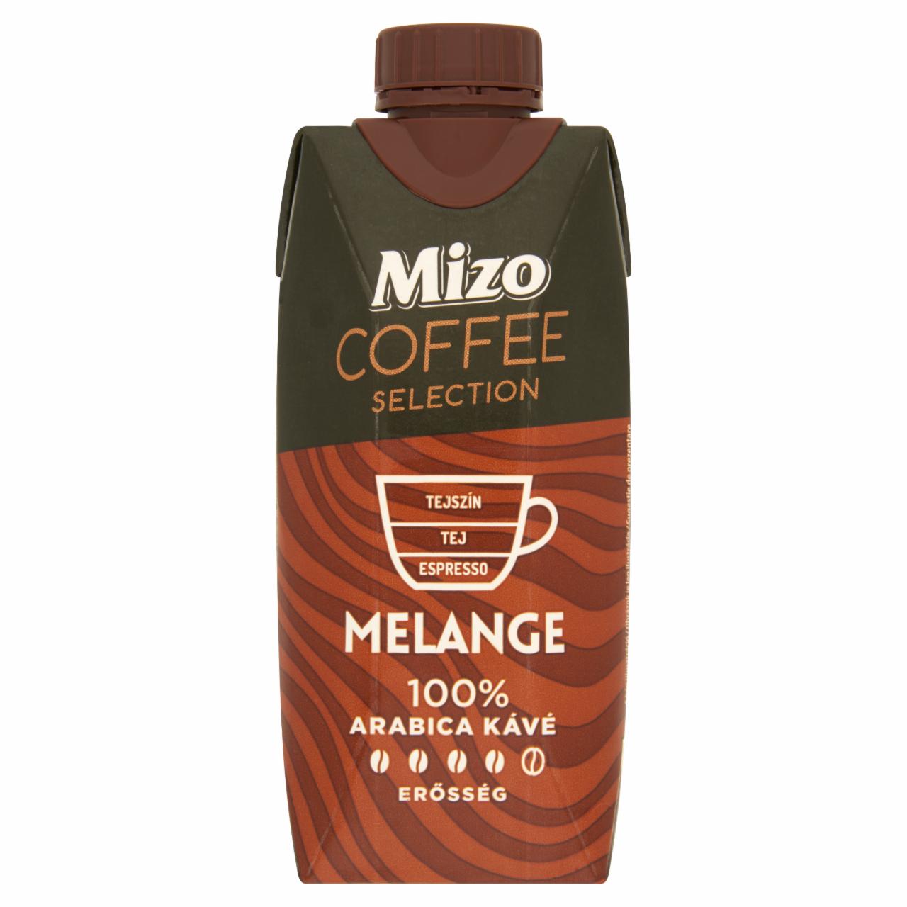 Képek - Mizo Coffee Selection Melange UHT félzsíros kávés tej 330 ml