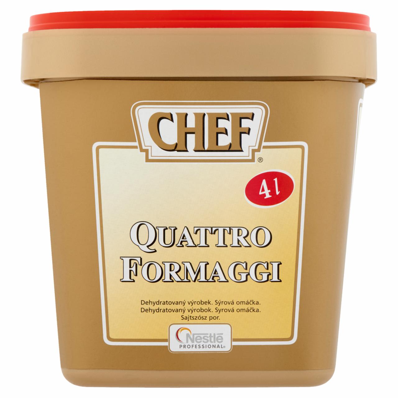 Képek - Chef Quattro Formaggi sajtszósz por 800 g