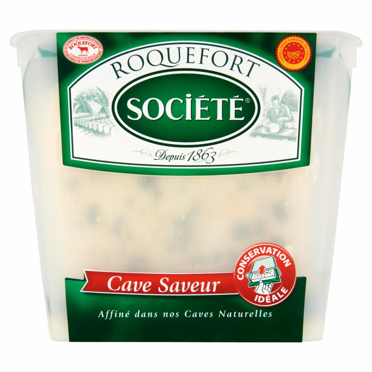 Képek - Société Roquefort nemespenésszel érlelt zsíros lágy juhsajt 150 g