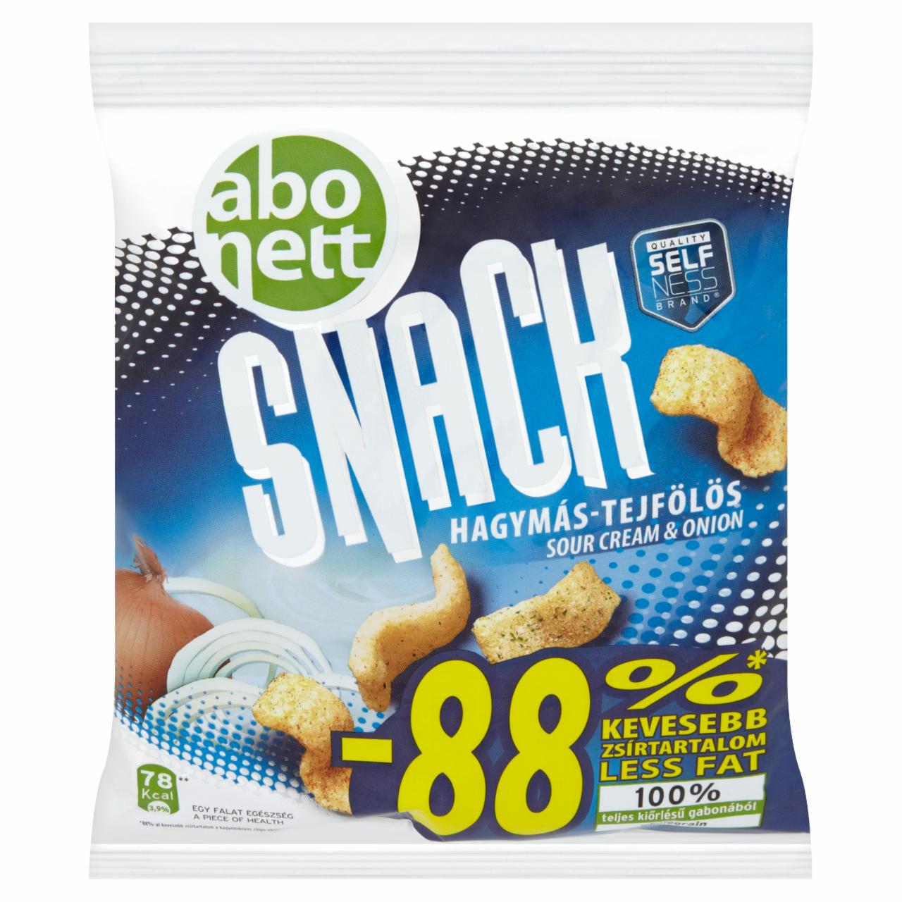 Képek - Abonett hagymás-tejfölös snack 23 g