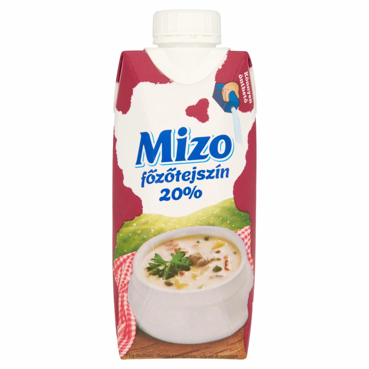 Képek - Mizo UHT főzőtejszín 20% 330 ml