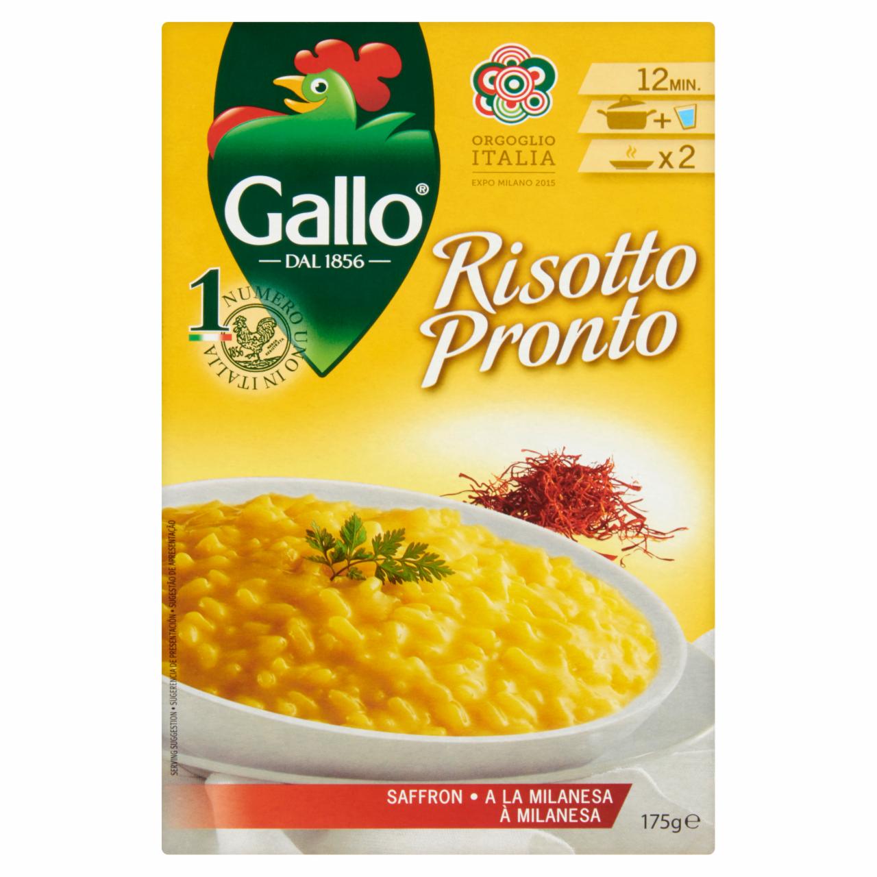 Képek - Riso Gallo sáfrányos My Risotto 175 g