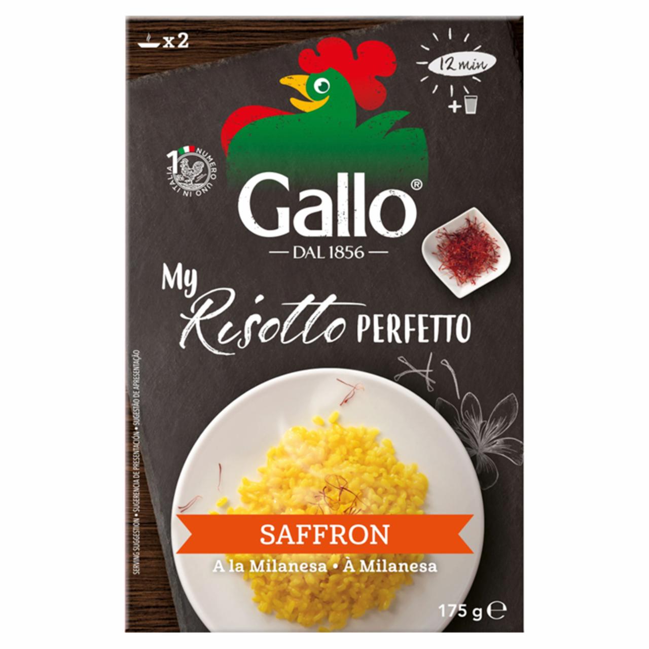 Képek - Riso Gallo sáfrányos My Risotto 175 g