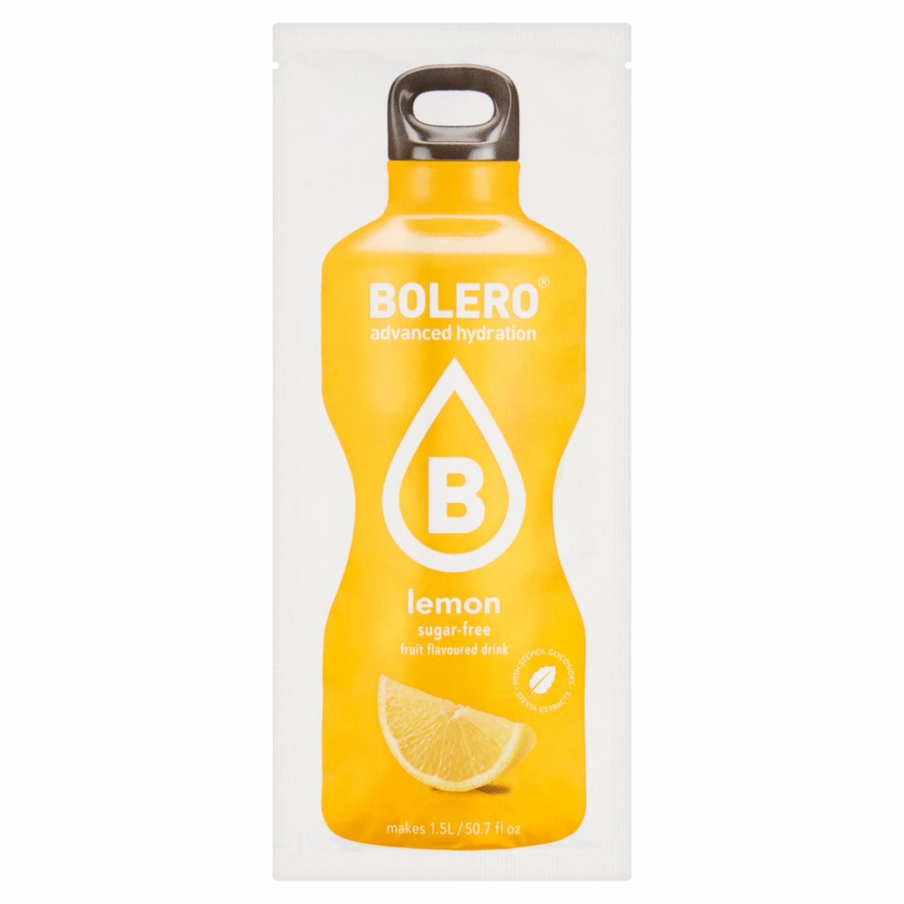 Képek - Bolero citrom ízesítésű italpor édesítőszerekkel 9 g