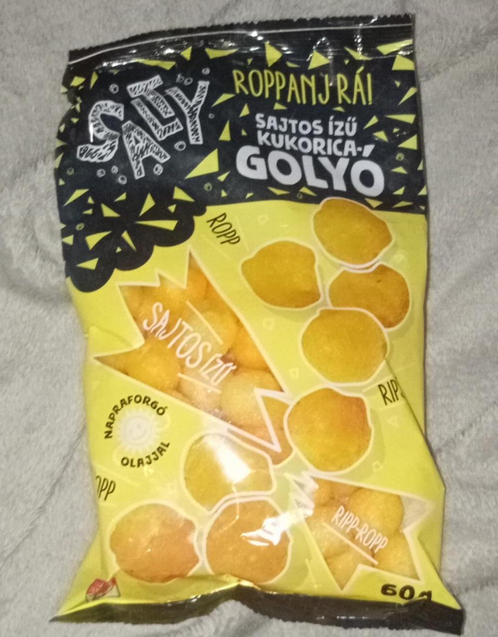 Képek - Sajtos ízű kukoricagolyó Salty