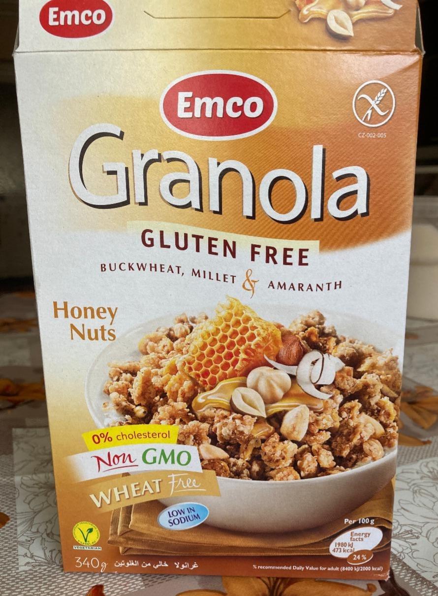 Képek - Emco Granola gluténmentes müzli mézzel és mogyoróval 340 g