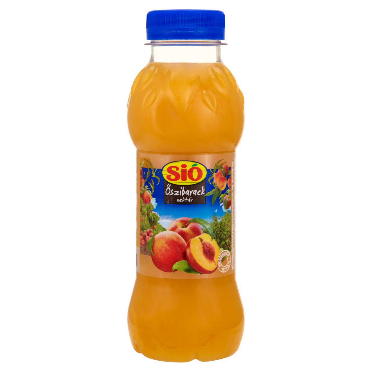 Képek - Sió rostos őszibarack nektár 0,33 l