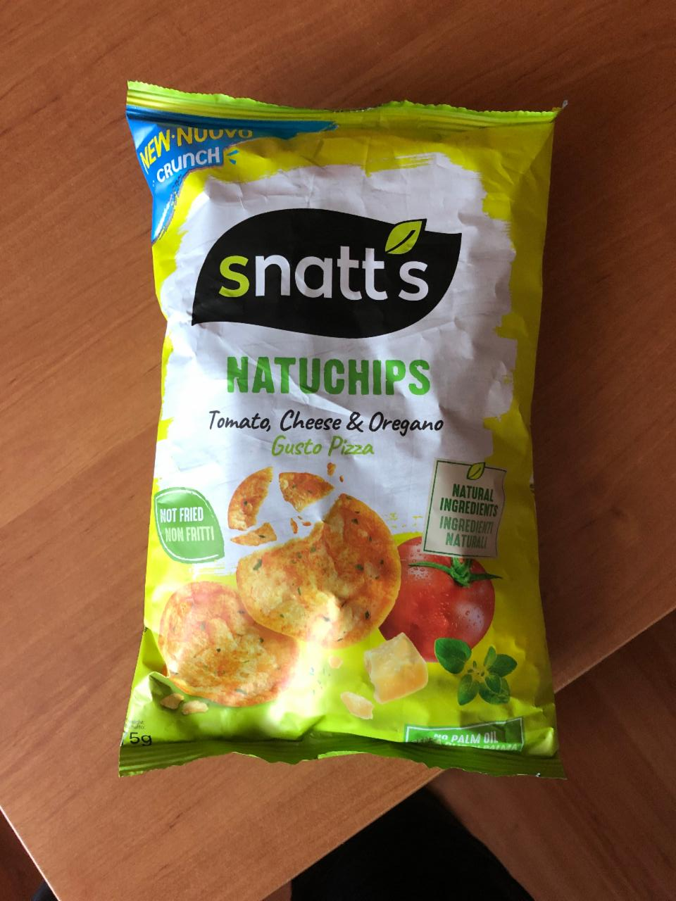 Képek - Natuchips tomato, cheese & oregano Snatt's