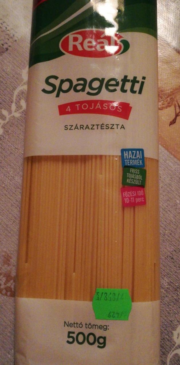 Képek - Négytojásos száraztészta spagetti Reál