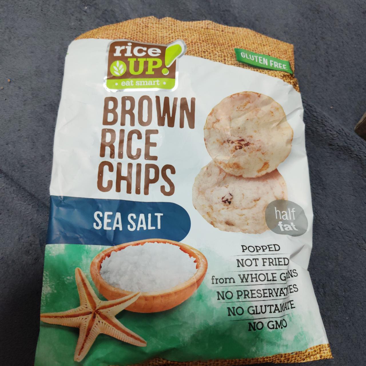 Képek - Brown rice chips sea salt Rice up!