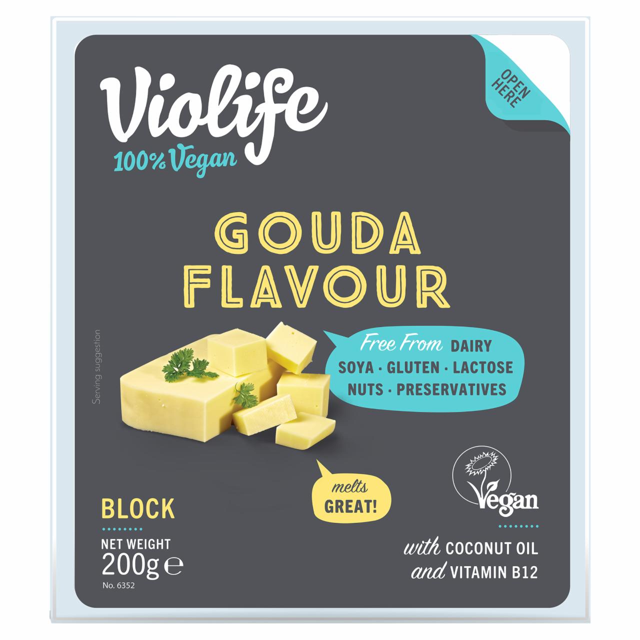 Képek - Violife gouda ízesítésű tömb 200 g