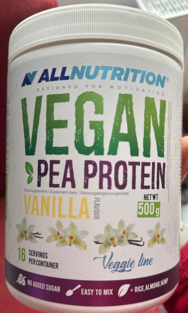 Képek - Vegan Pea Protein Vanilla AllNutrition