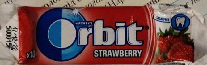 Képek - Orbit eperízű cukormentes rágógumi édesítőszerrel 14 g