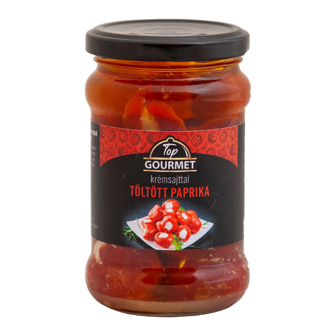 Képek - TOP GOURMET sajttal töltött Cseresznyepaprika 280 g