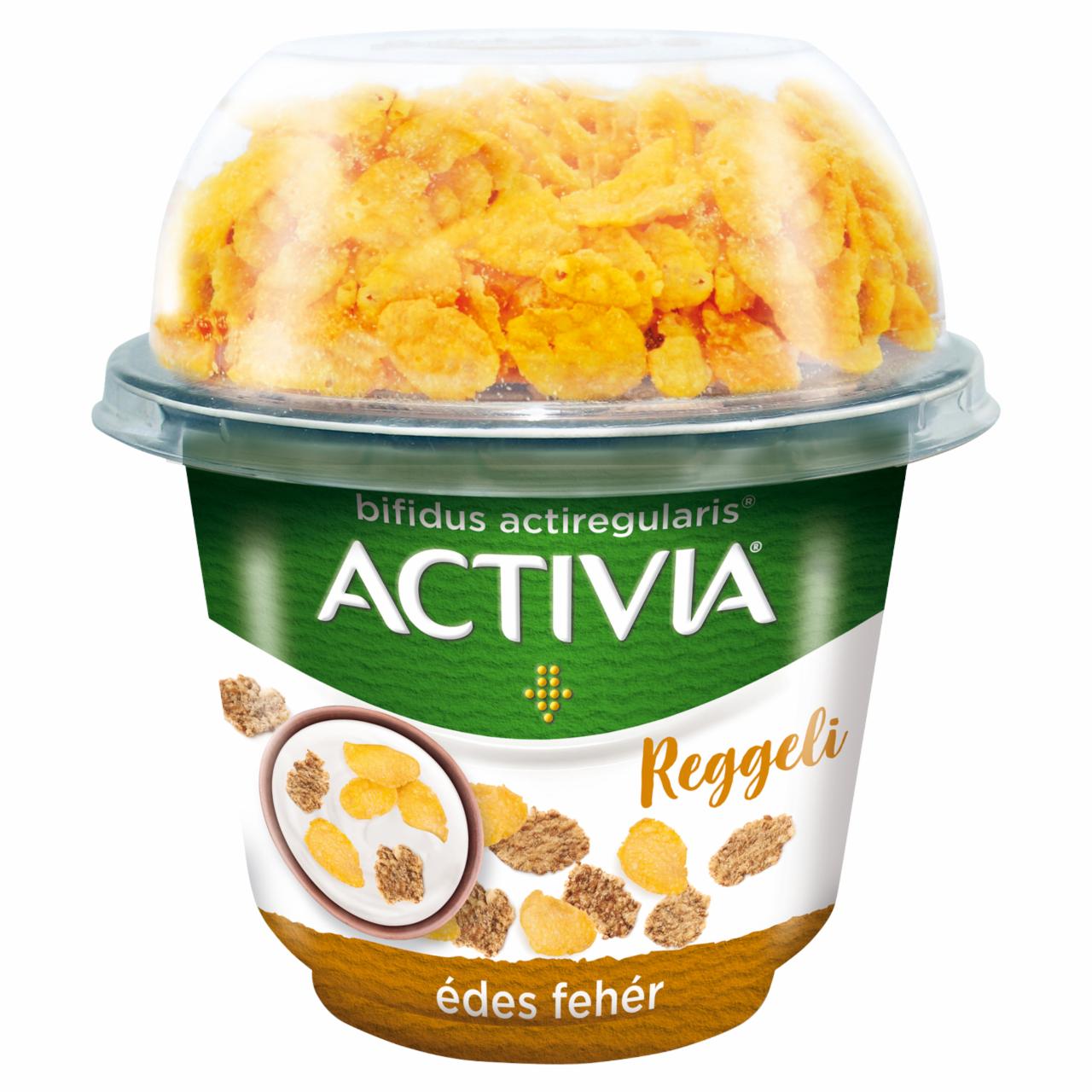 Képek - Danone Activia Reggeli élőflórás édesített joghurt búza- és kukoricapehellyel 168 g