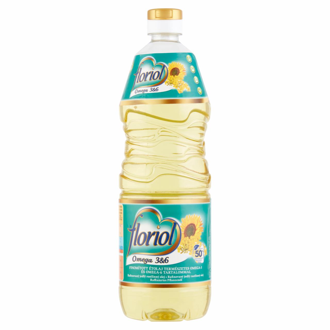 Képek - Floriol Omega 3&6 finomított étolaj 1 l