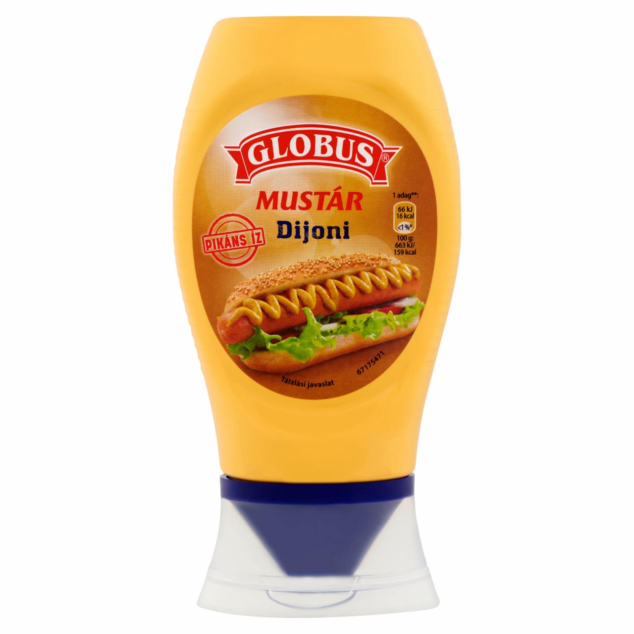 Képek - Globus dijoni mustár 265 g