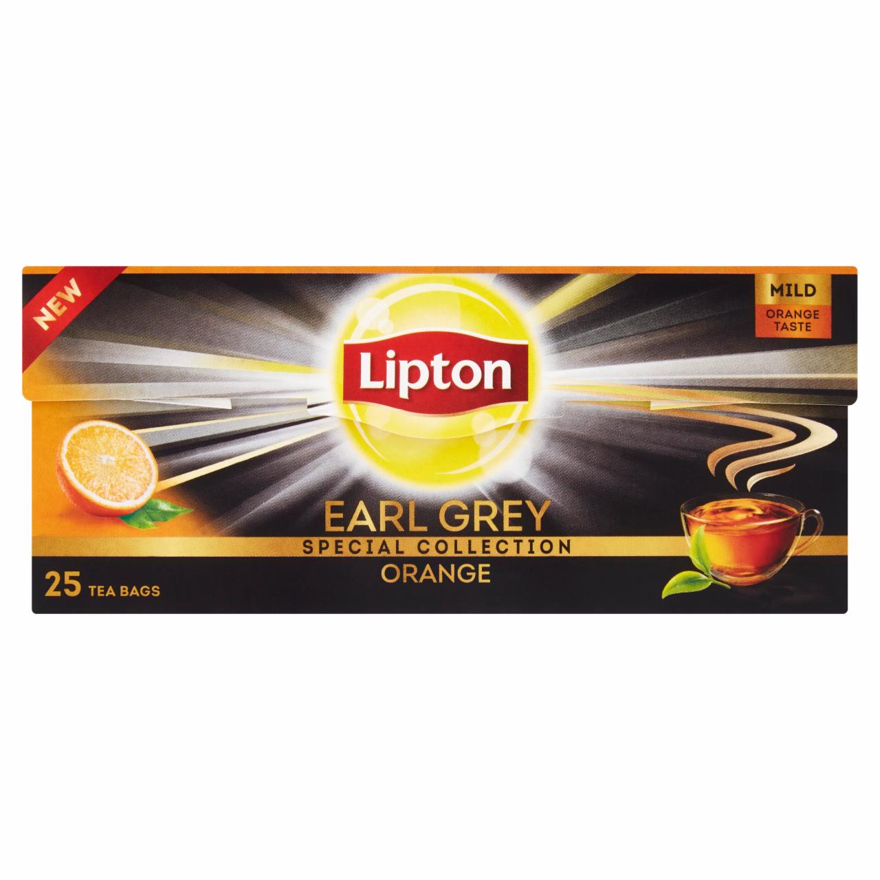 Képek - Lipton Earl Grey Orange bergamot és narancs ízesítésű fekete tea 25 filter