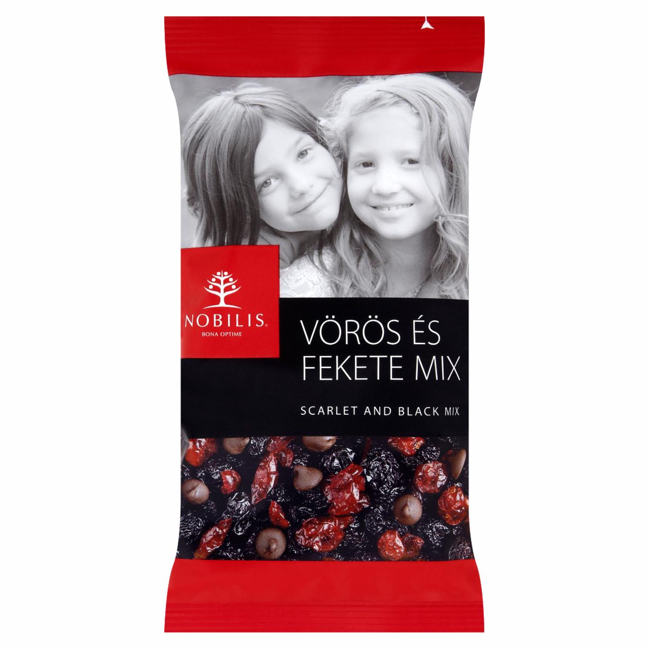 Képek - Nobilis vörös és fekete aszalt gyümölcs és étcsokoládé mix 100 g