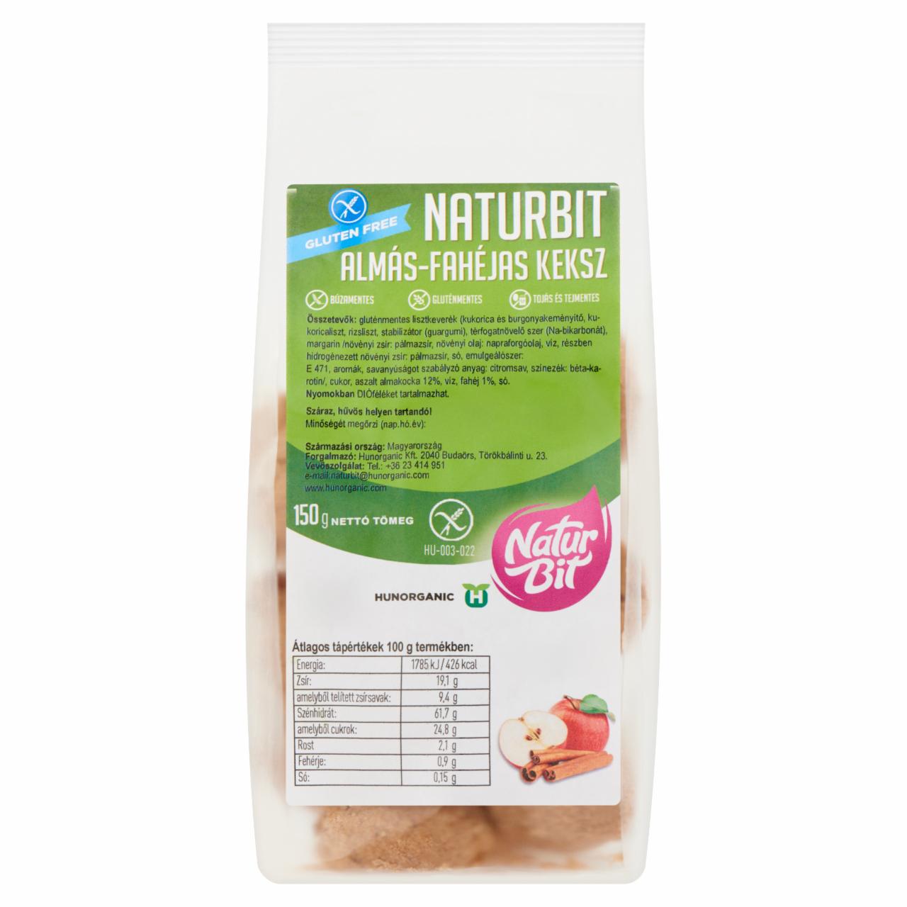 Képek - Naturbit almás-fahéjas keksz 150 g