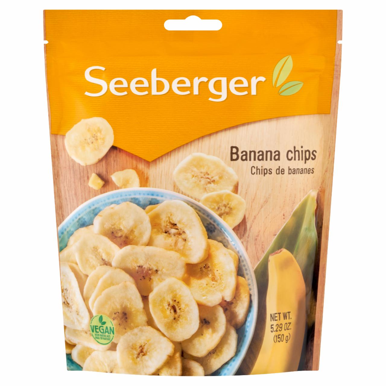 Képek - Seeberger sült, cukrozott ízesített banánchips 150 g