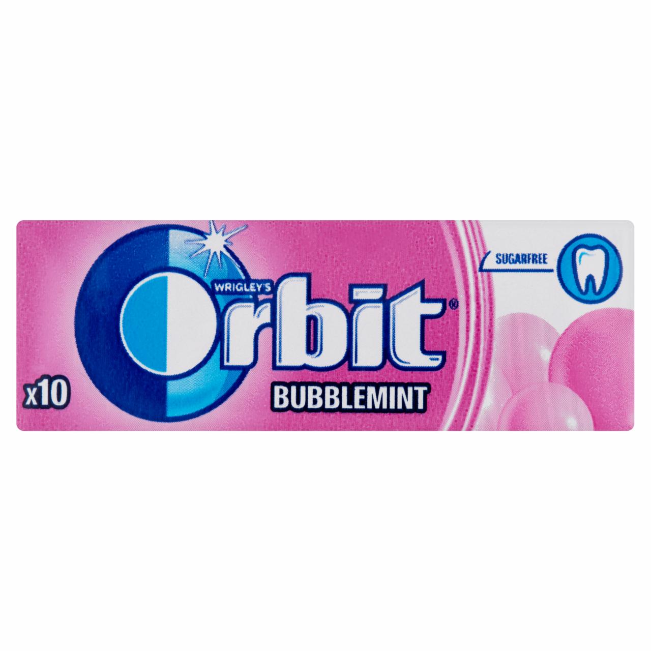 Képek - Orbit Bubblemint gyümölcs- és mentaízű rágógumi 14 g