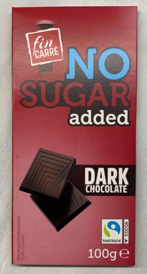 Képek - Dark chocolate No sugar added Fin Carré