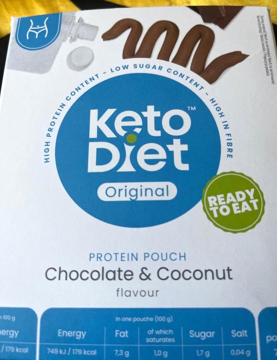 Képek - Protein pouch Chocolate & coconut KetoDiet