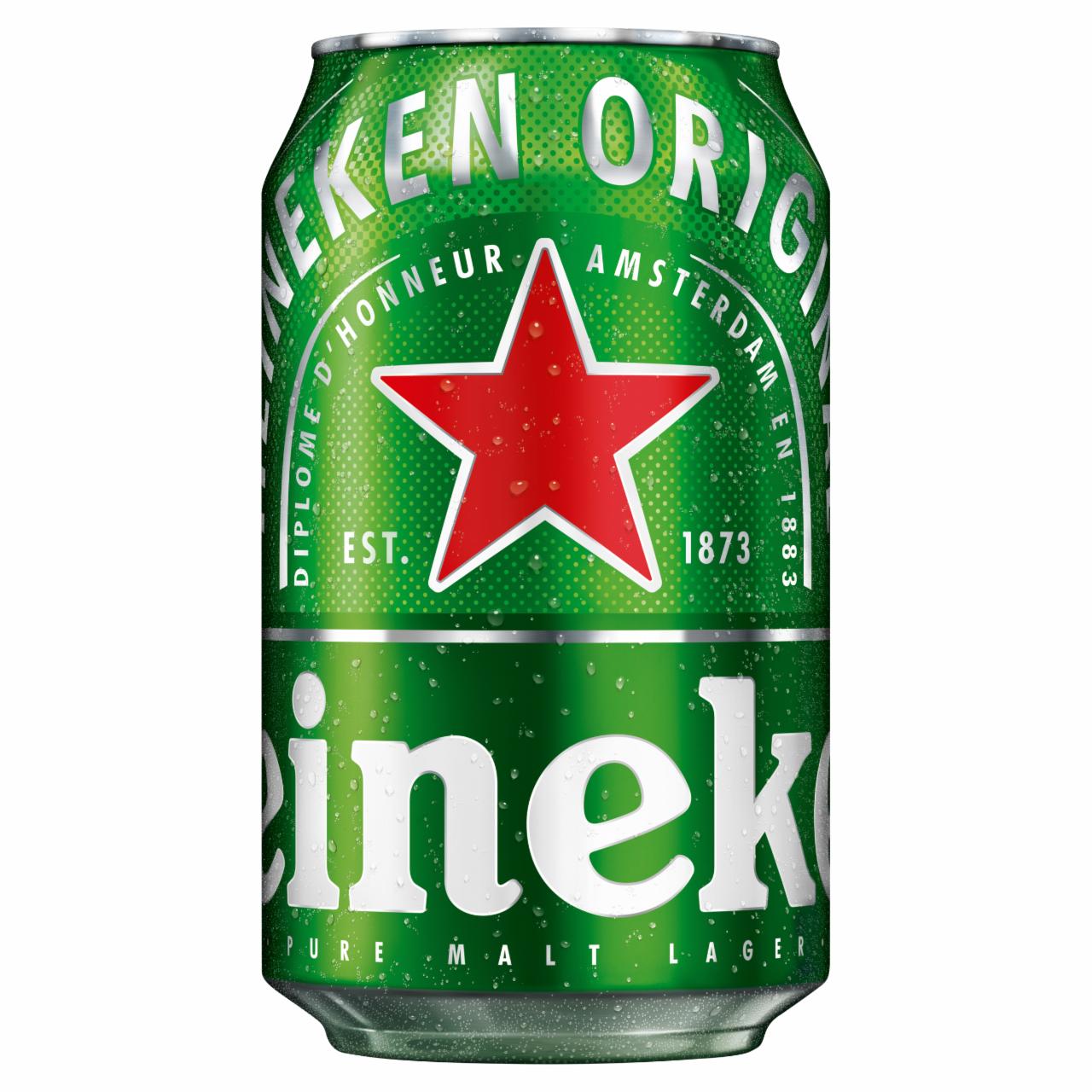 Képek - Heineken minőségi világos sör 5% 0,33 l doboz