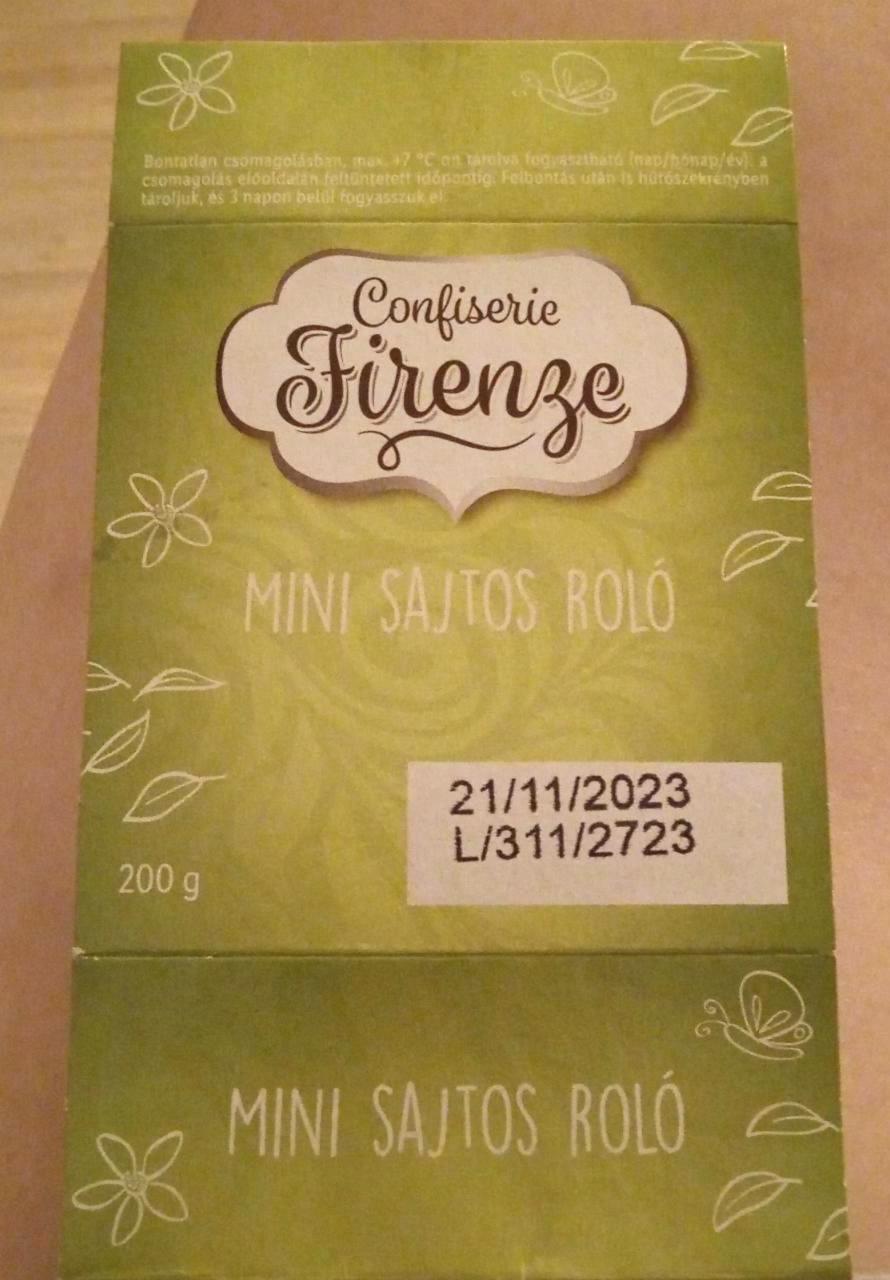 Képek - Mini sajtos roló Confiserie Firenze