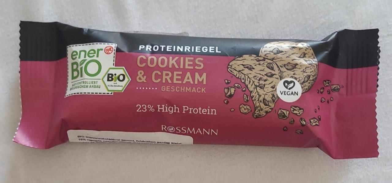 Képek - Proteinriegel cookies & cream EnerBio