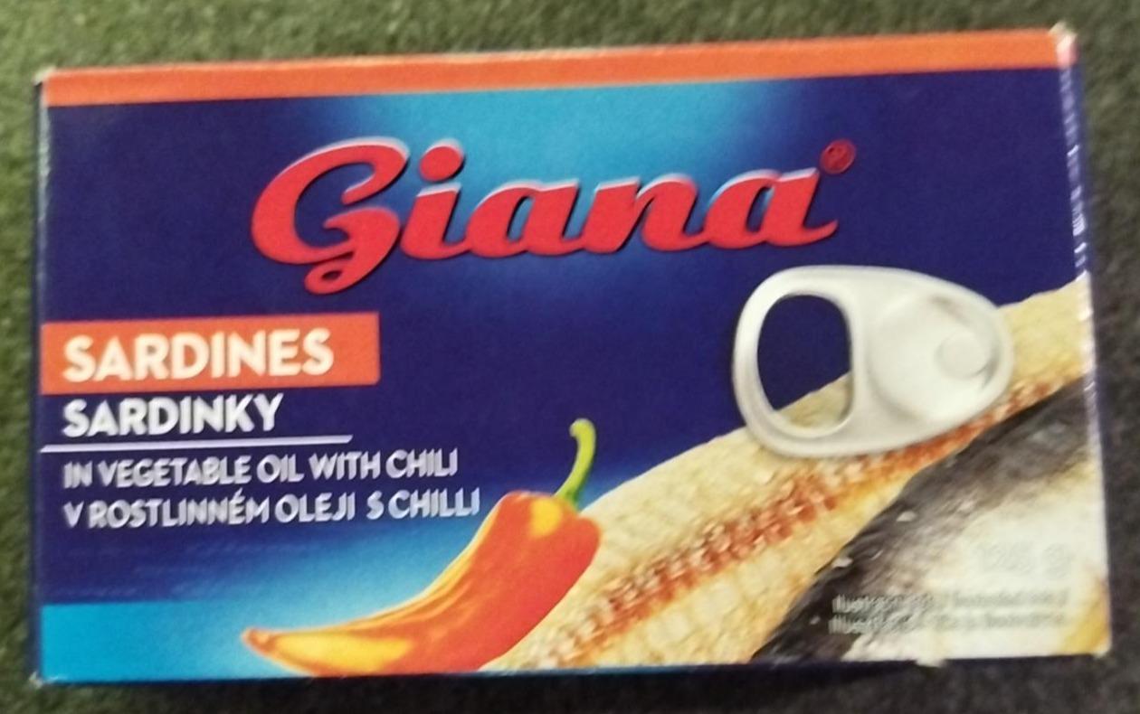 Képek - Sardines in vegetable oil with chili Giana