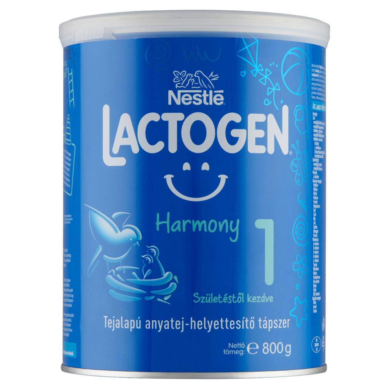Képek - Nestlé Lactogen Harmony 1 tejalapú anyatej-helyettesítő tápszer születéstől kezdve 800 g