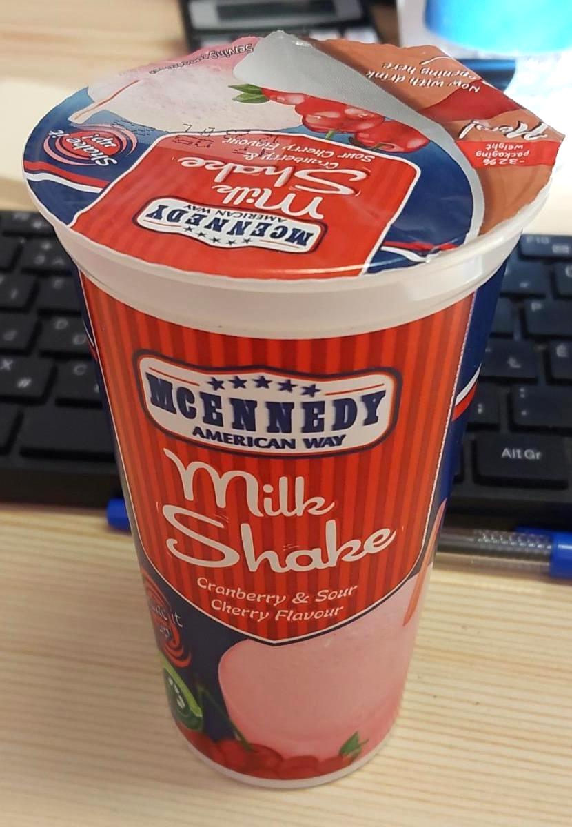 Képek - Milk shake tőzegáfonya-meggy McEnnedy