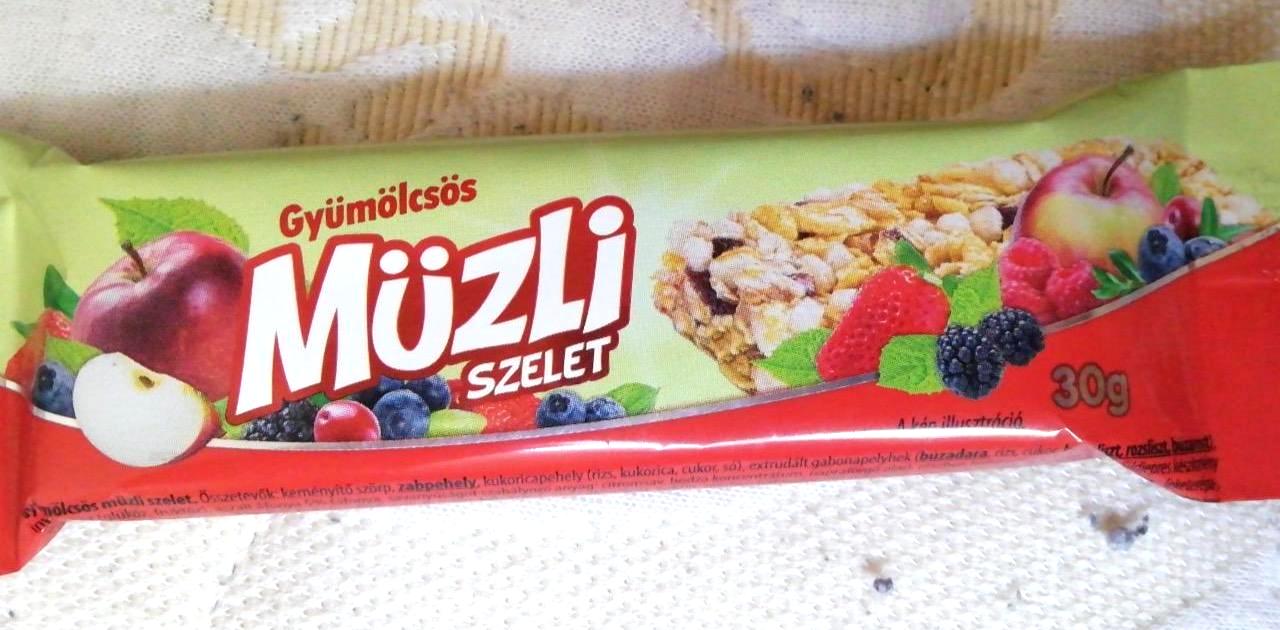 Képek - Gyümölcsös müzli szelet