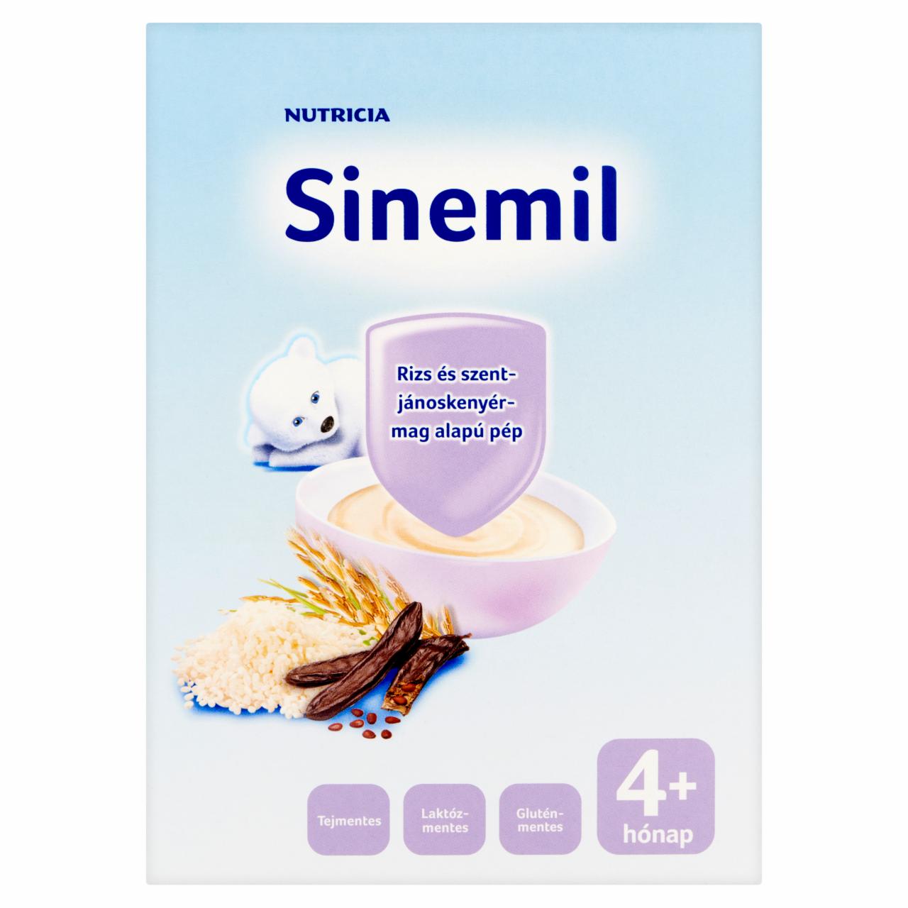 Képek - Milumil Sinemil rizs és szentjánoskenyérmag alapú pép 4 hónap+ 600 g