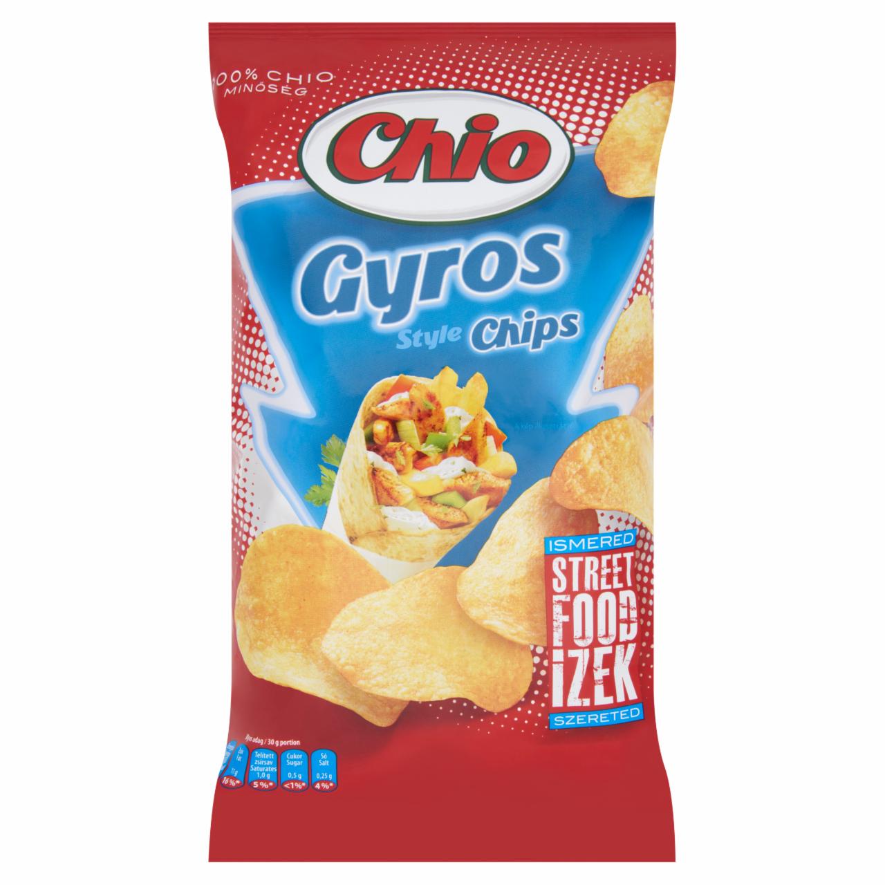 Képek - Chio gyros ízű burgonyachips 150 g