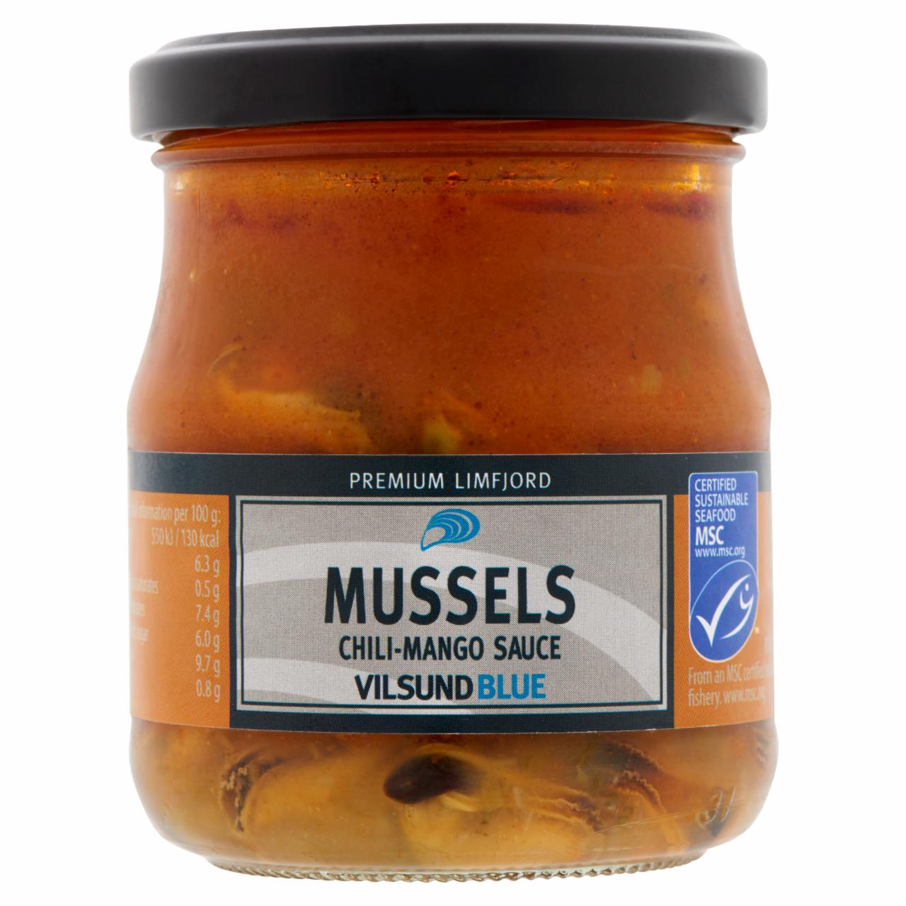 Képek - Vilsund Blue kagyló chili-mangó szószban 200 g