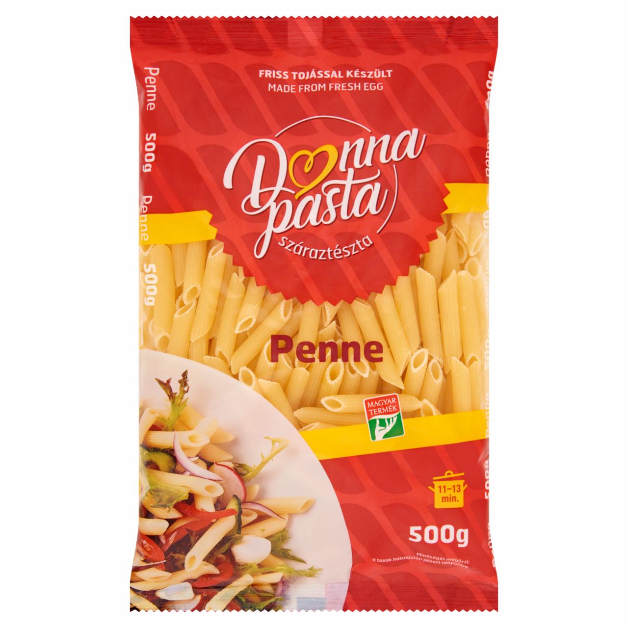 Képek - Donna Pasta penne 1 tojásos száraztészta 500 g